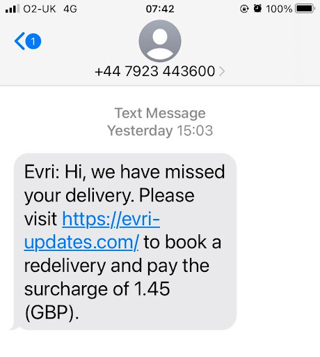 Evri Text Scam Spot The Fake Delivery Text Message The Money Edit