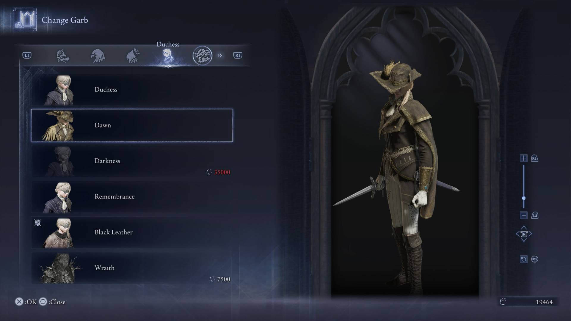 Elden Ring Nightreign skins dawn duchess