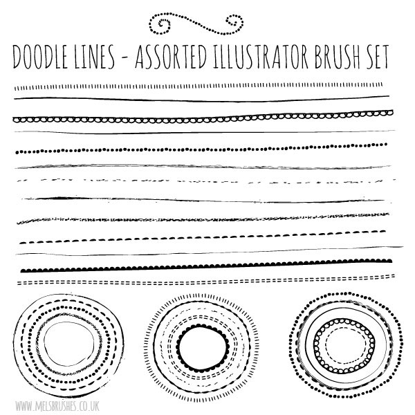 dotted line brush illustrator download