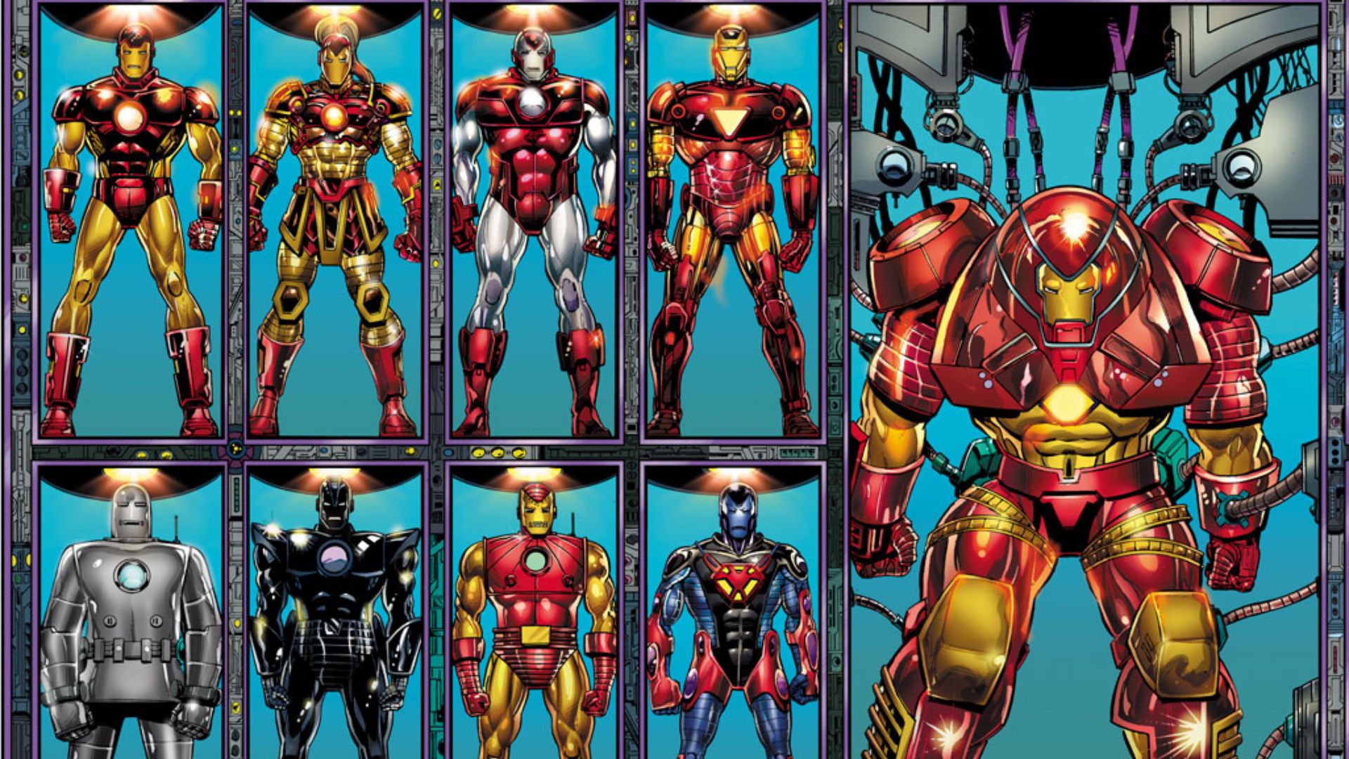 Iron Man relaunches in December, and he's bringing a host of classic armors with him