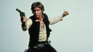 Hokey religions and ancient weapons are no match for a good blaster at your side kid