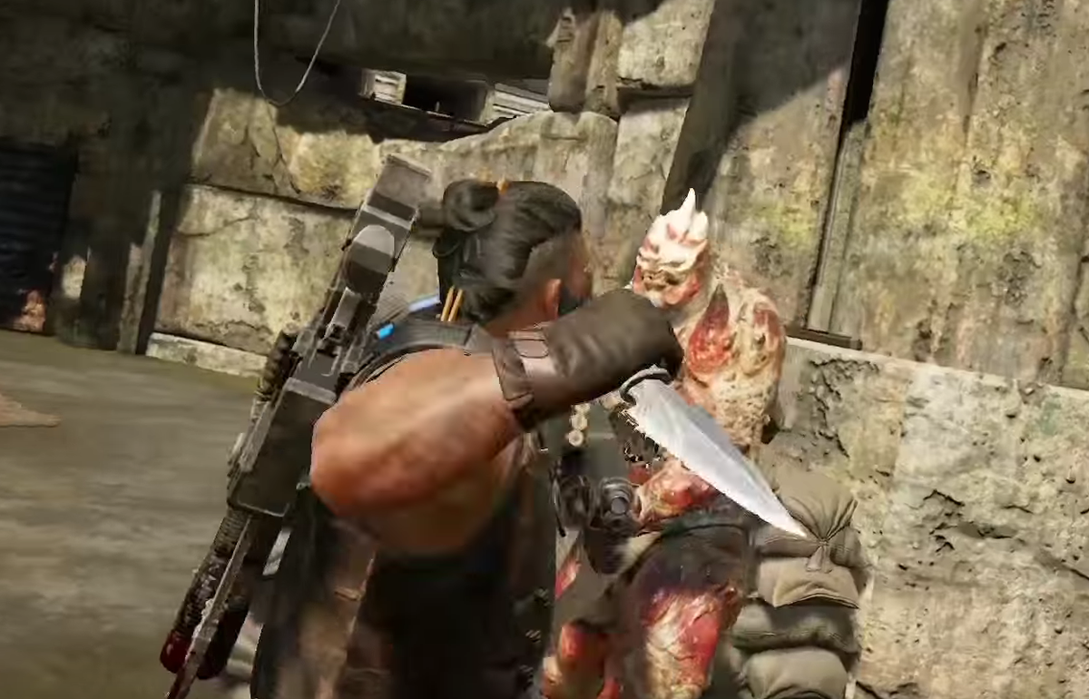 Gear of War 4's multiplayer drip feed adds a knife kill. The face: it loses