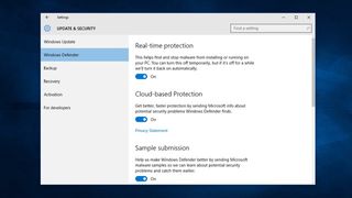 Access Windows Defender
