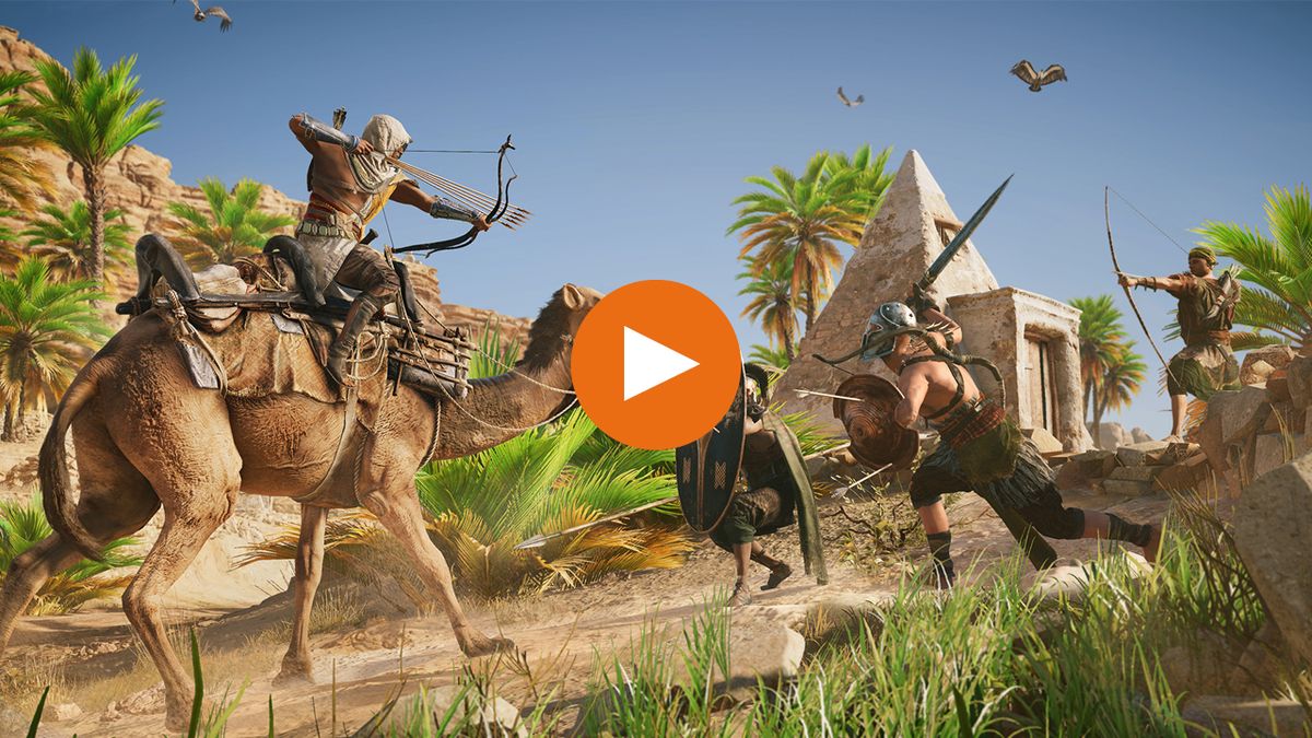 See Assassin's Creed Origins' Far Cry-style camps in action in this exclusive gameplay walkthrough