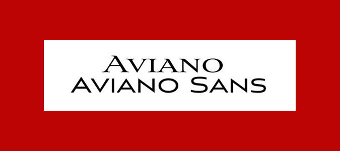 Aviano and Aviano Sans font pairings
