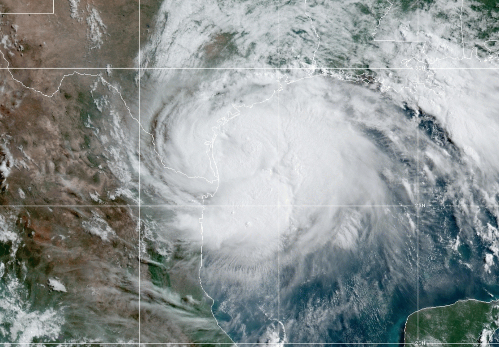 Hanna becomes 1st Atlantic hurricane of the season, as it treks toward Texas thumbnail