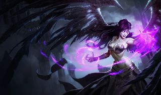A white female demon
