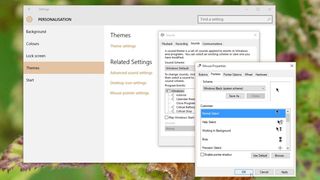 Work with desktop themes