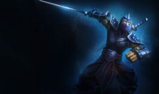 An asian male ninja