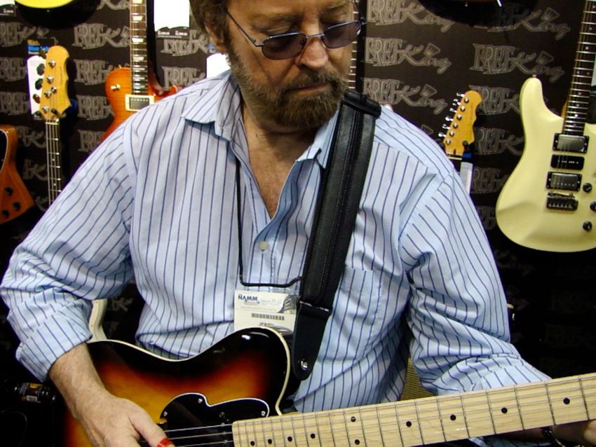 NAMM 2012 VIDEO: Jerry Donahue demos the Fret-King Black Label JD