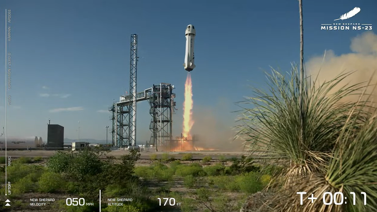 Blue Origin New Shepard has anomaly after launch, recovers capsule