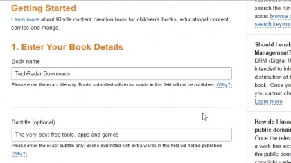 Publish using Amazon Kindle Direct Publishing