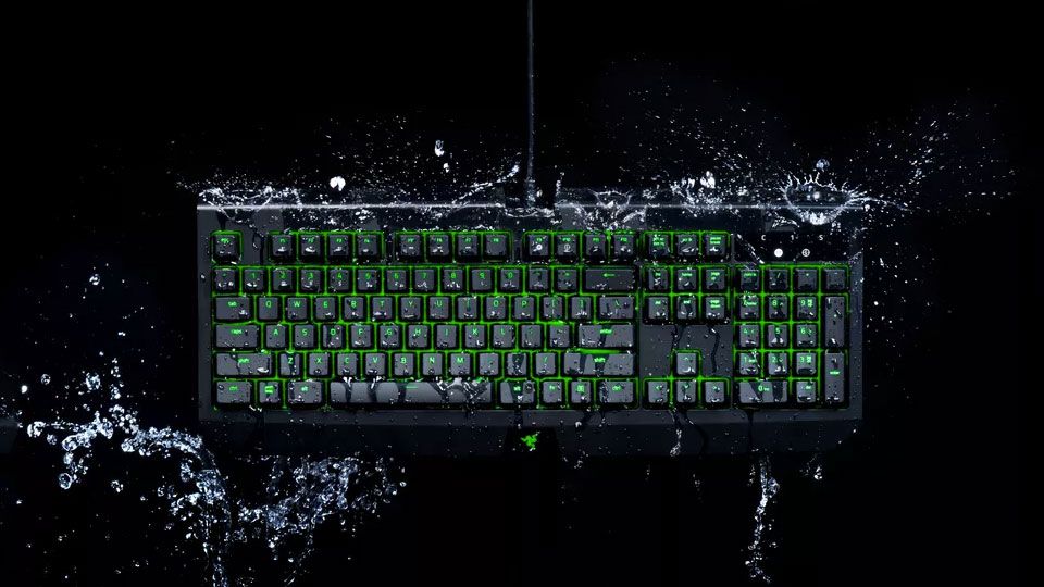 Razer BlackWidow Ultimate keyboard is spillproof for wet'n'wild gamers