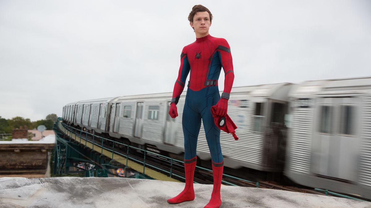 A promo image for Spiderman Homecoming