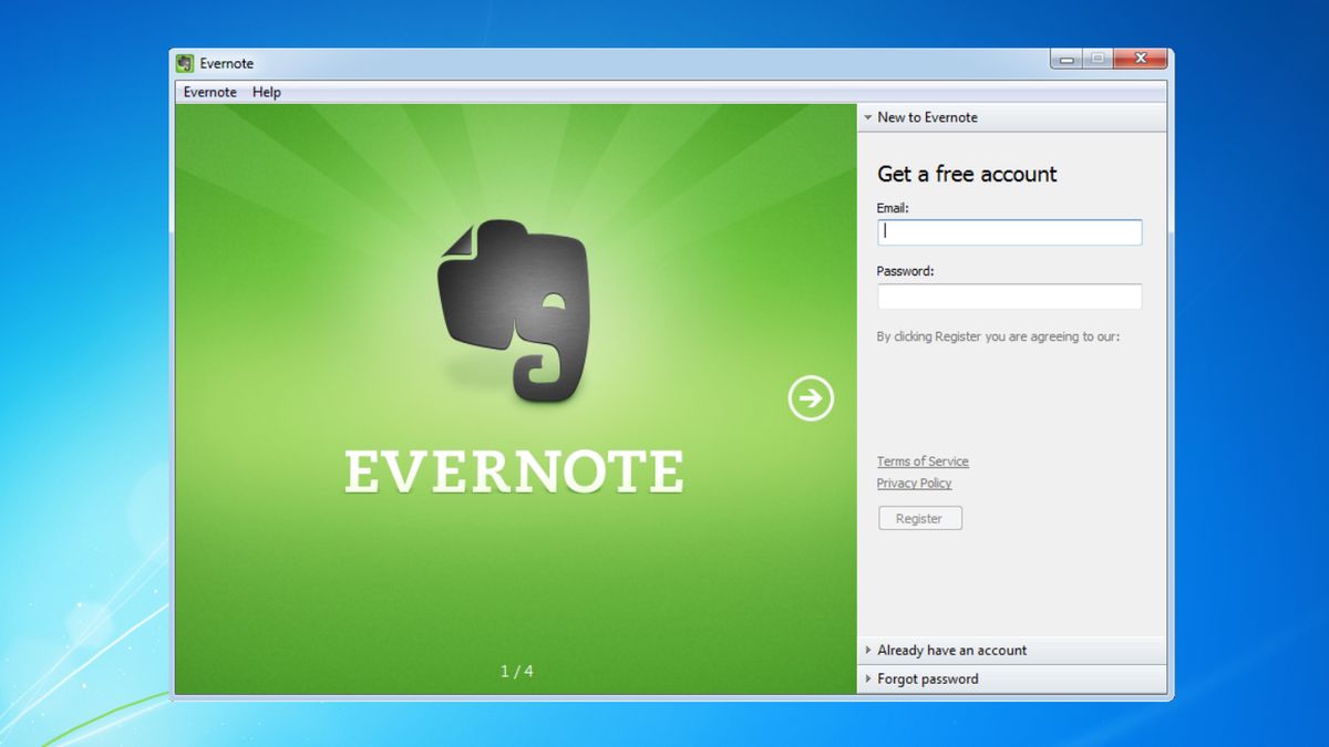 evernote app windows 8