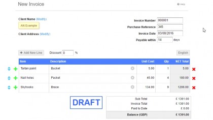 Try QuickFile online