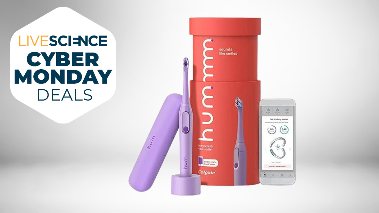 Final chance to save 60% on the top-rated hum by Colgate electric toothbrush for Cyber Monday