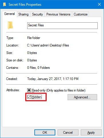 How To Hide Files And Folders On Windows 10 Windows Central