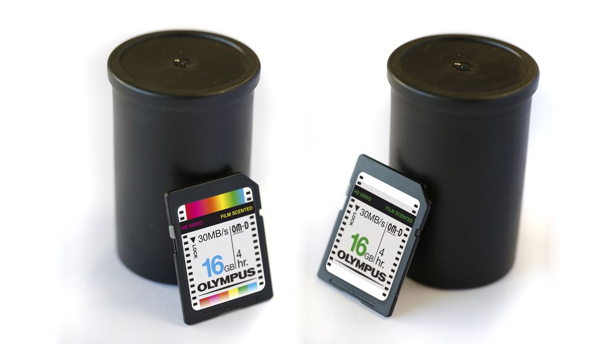 Olympus unveils retro 'film' SD cards TechRadar