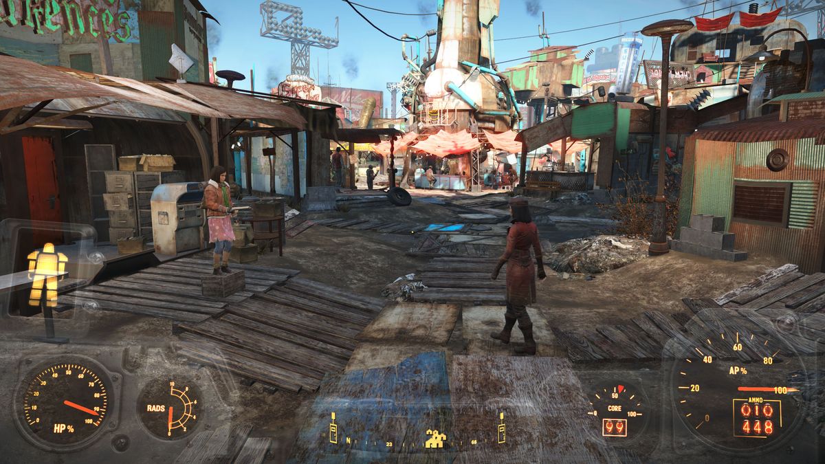 fallout 4 runs on the gamebryo engine