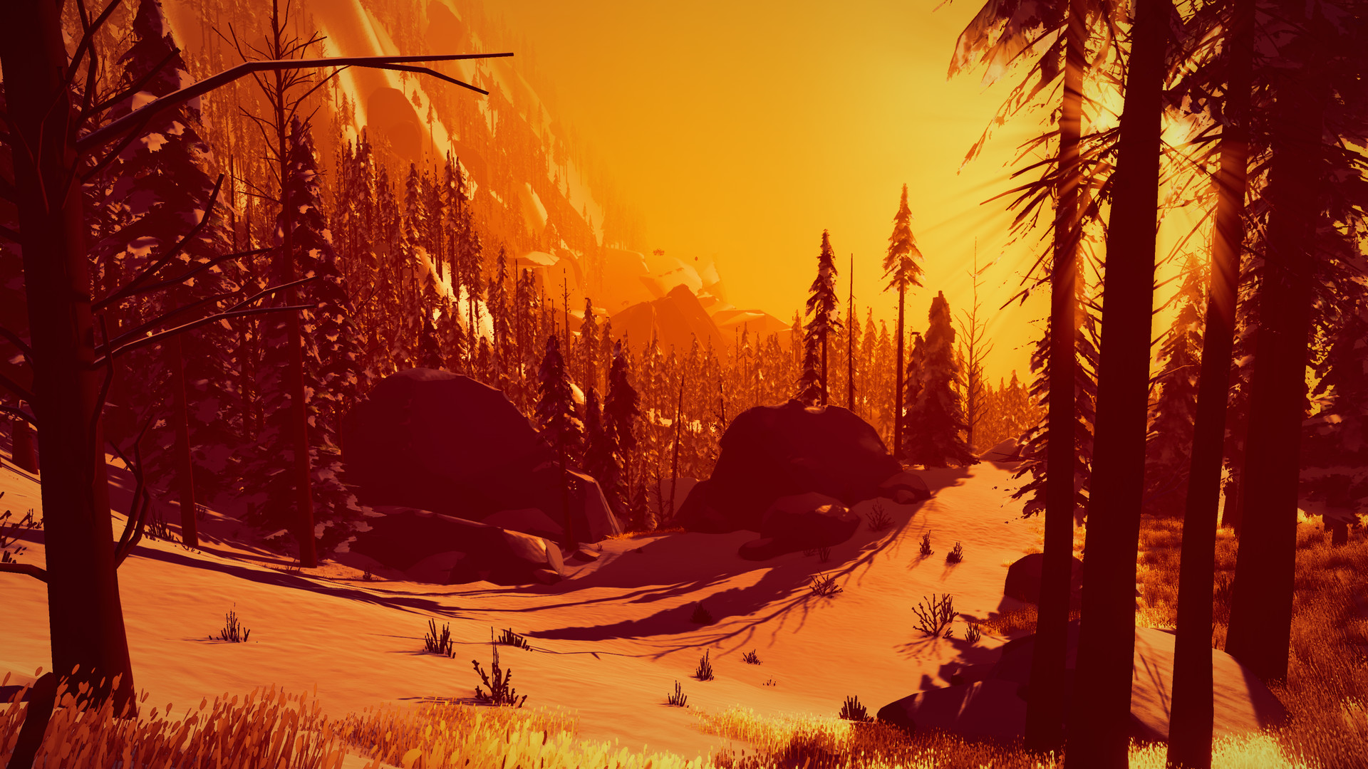 Firewatch, Alaska'da yakın gelecekte bir uçak kazası hakkında bu oyunda The Thing ile tanışıyor