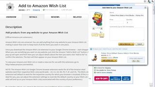 Add to Amazon Wish List