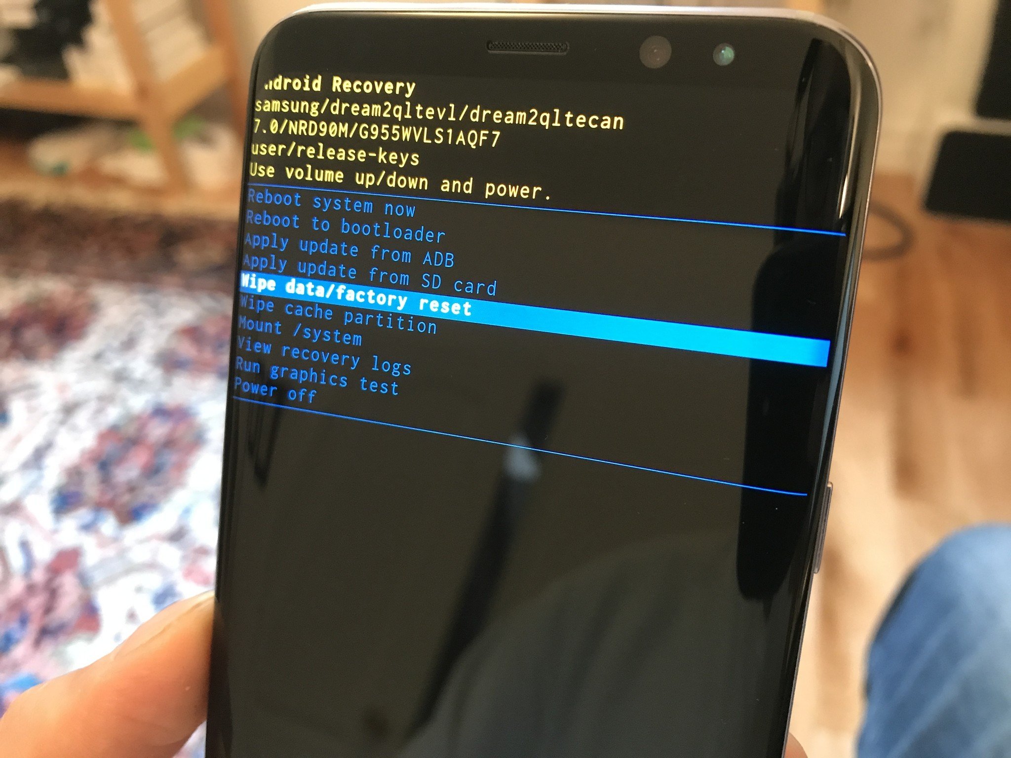 Samsung S8 Recovery Mode