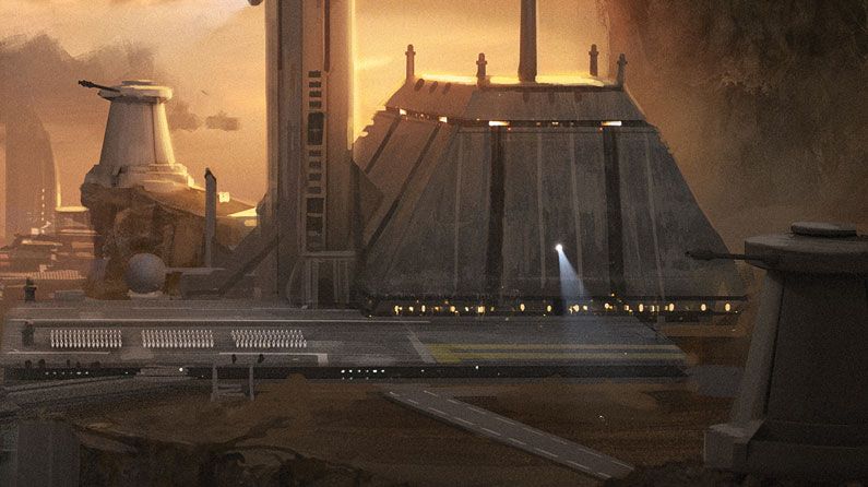 How to illustrate a Star Warsinspired environment