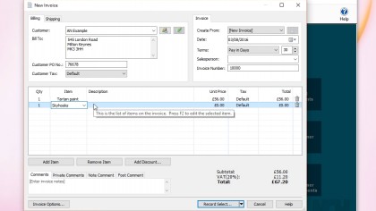 Download NCH Express Invoice Free