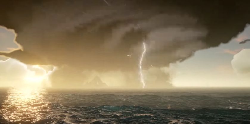 Sea of Thieves teases its terrifying and mesmerizing storm system  PC 