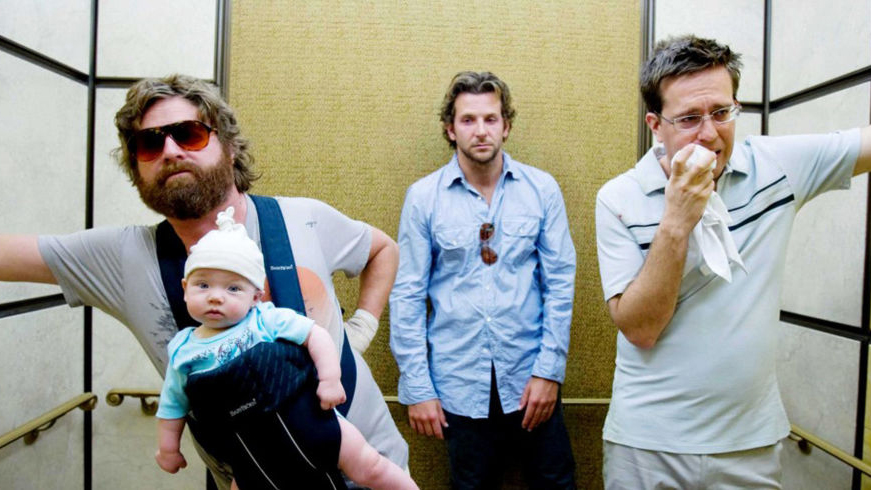 A still from the movie The Hangover