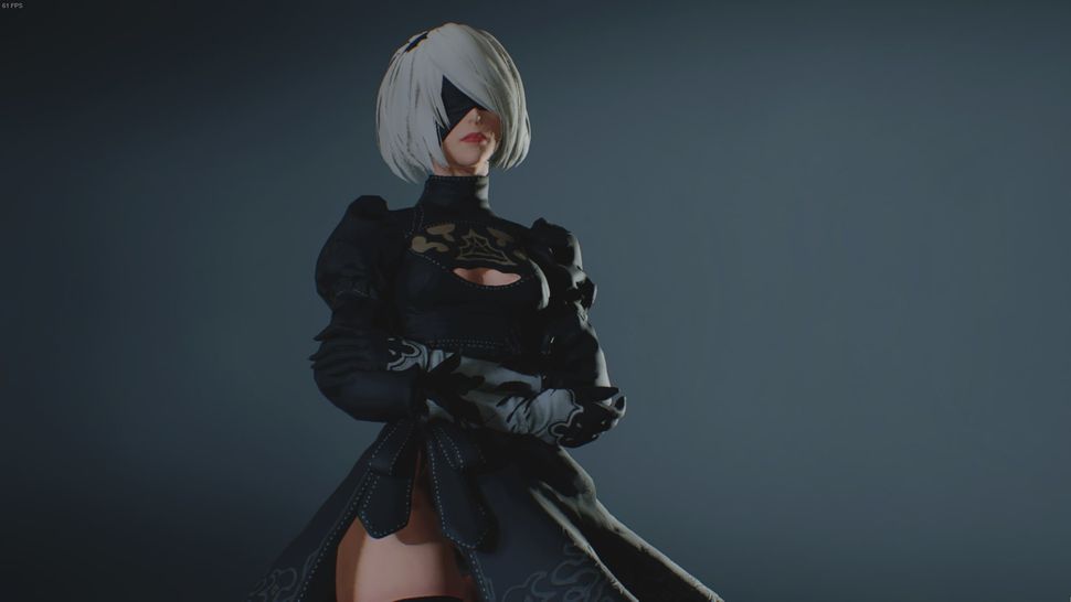 This Resident Evil Remake Mod Lets You Play As Nier S B Pc Gamer