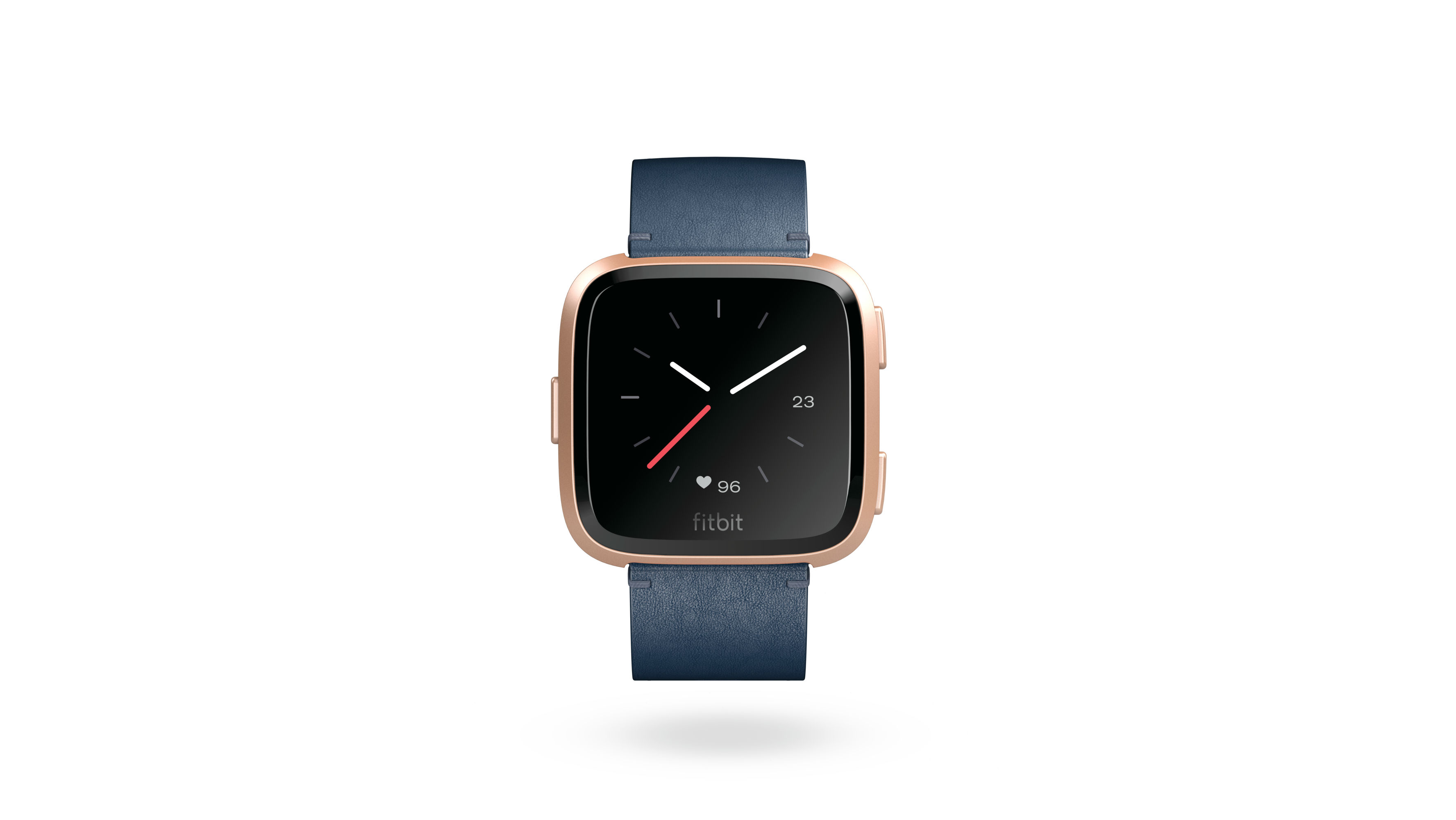 A midnight blue Fitbit Versa strap