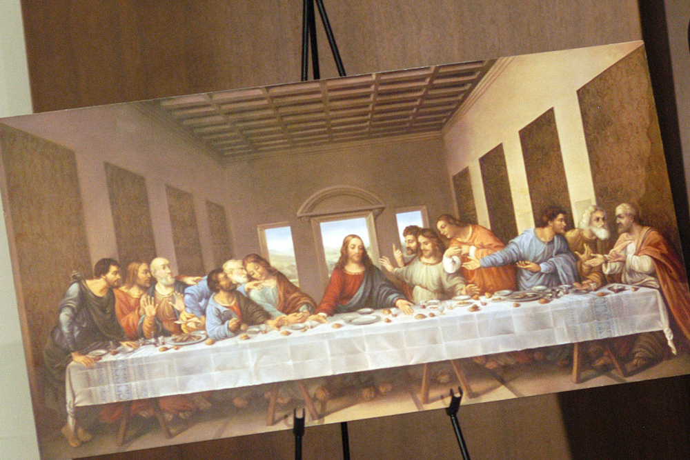 Картина тайная вечеря леонардо да винчи в хорошем качестве фото