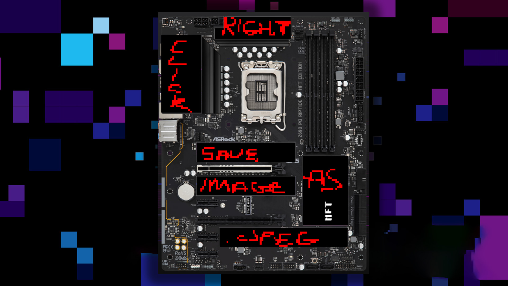  ASRock is making an NFT motherboard and it's as chaotic as it sounds 