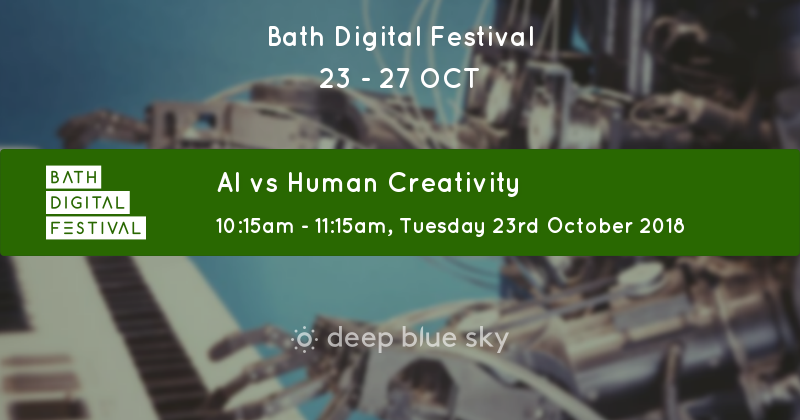 AI vs human creativity flyer