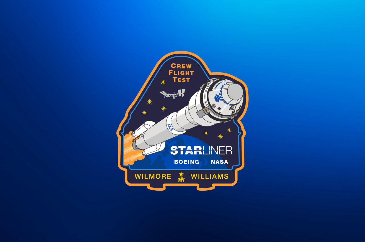 Crew set to fly on Boeing Starliner add final touches to mission patch