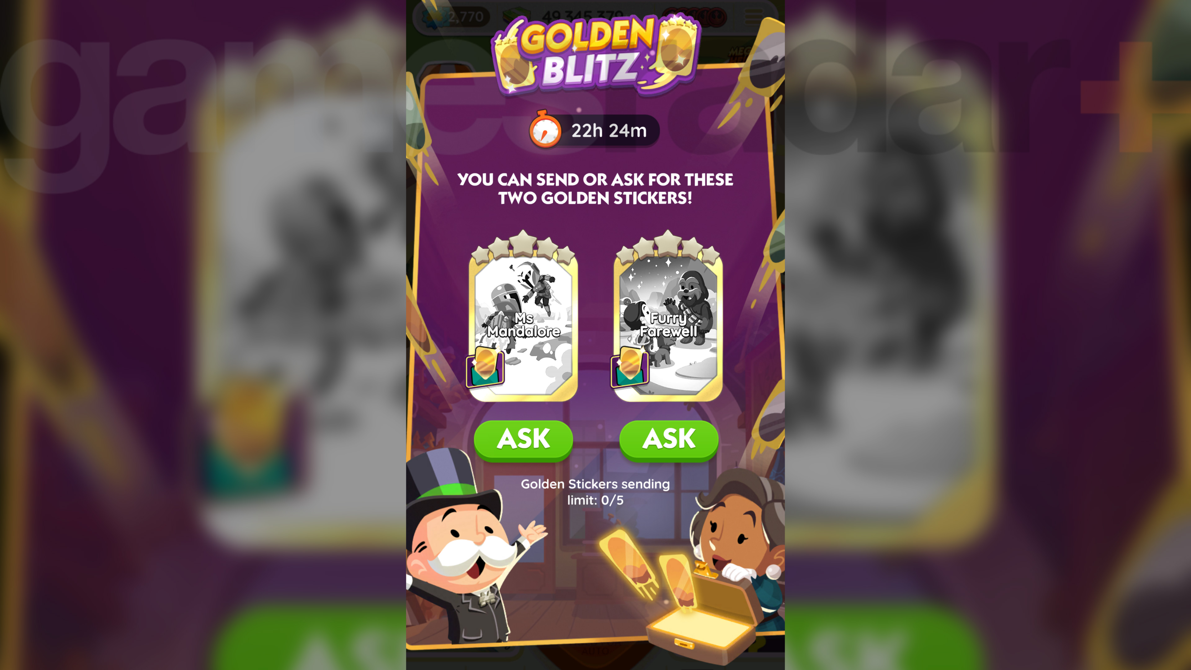 Monopoly Go Golden Blitz