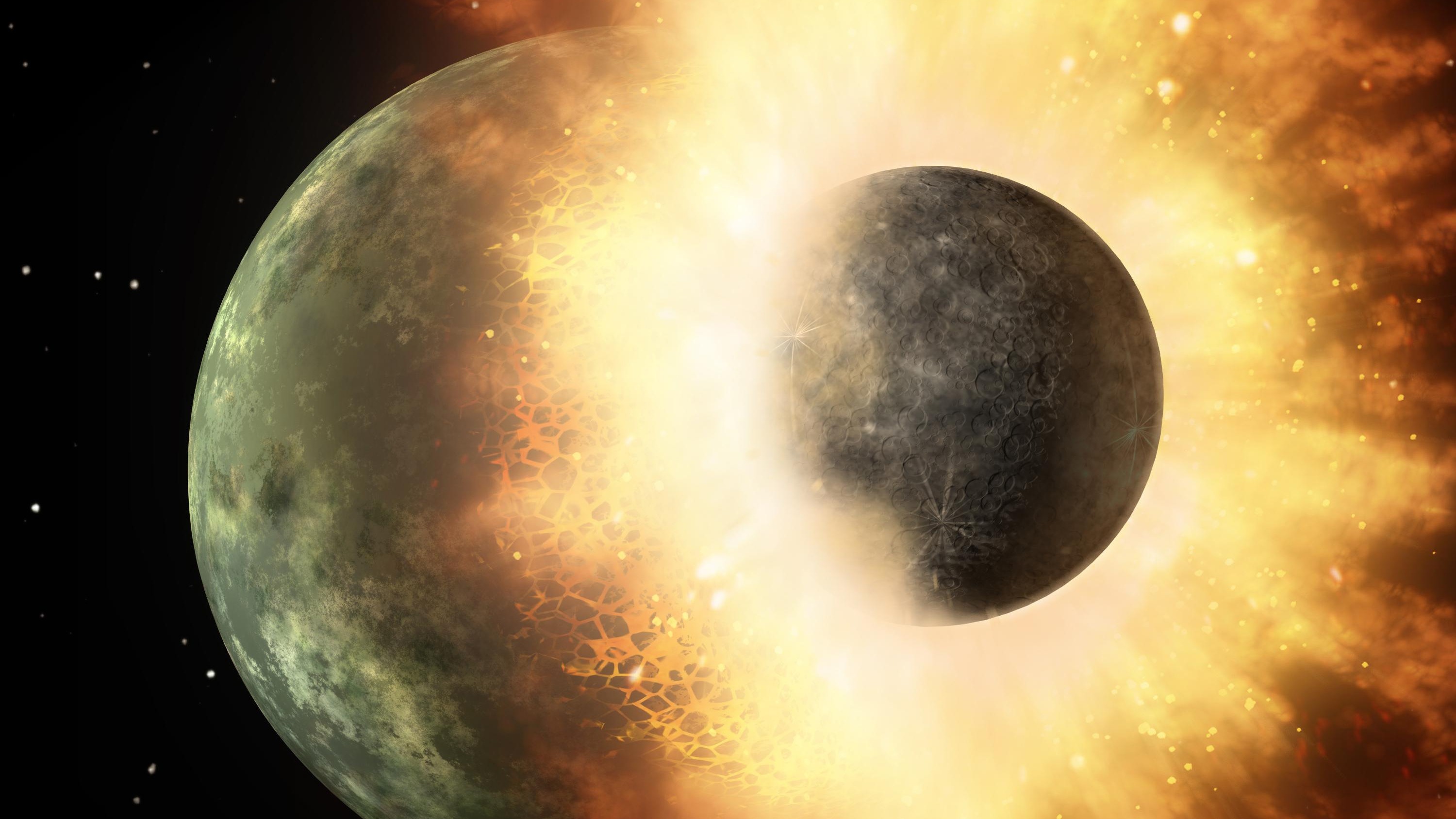 A massive space rock impact may have kickstarted Earth's magnetic field