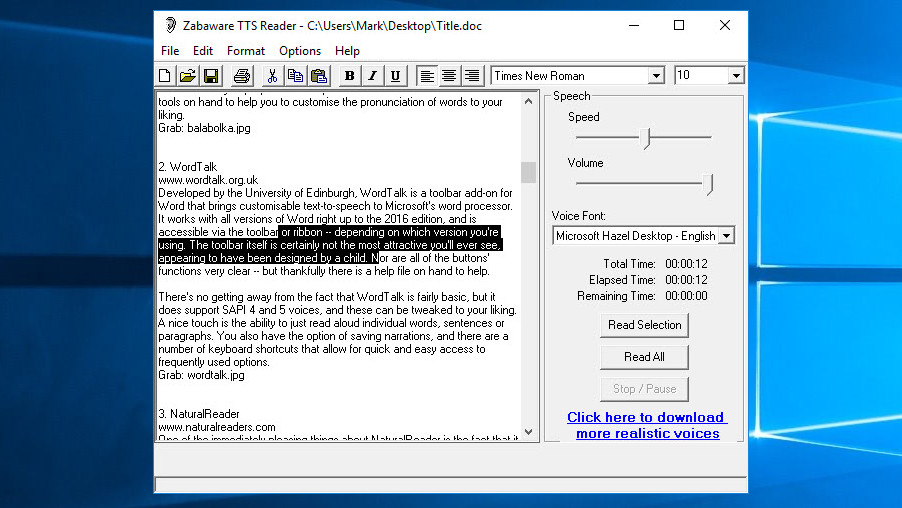 best speech to text software freeware