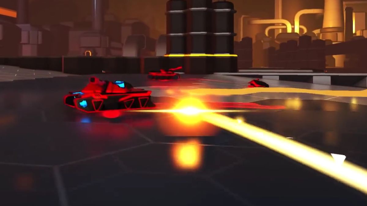 Watch Battlezone's neon cyber world explode before it hits PlayStation VR in October