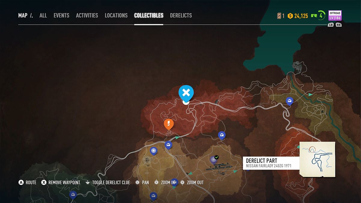 Nissan Z Need For Speed Payback Derelict Location Guide Page