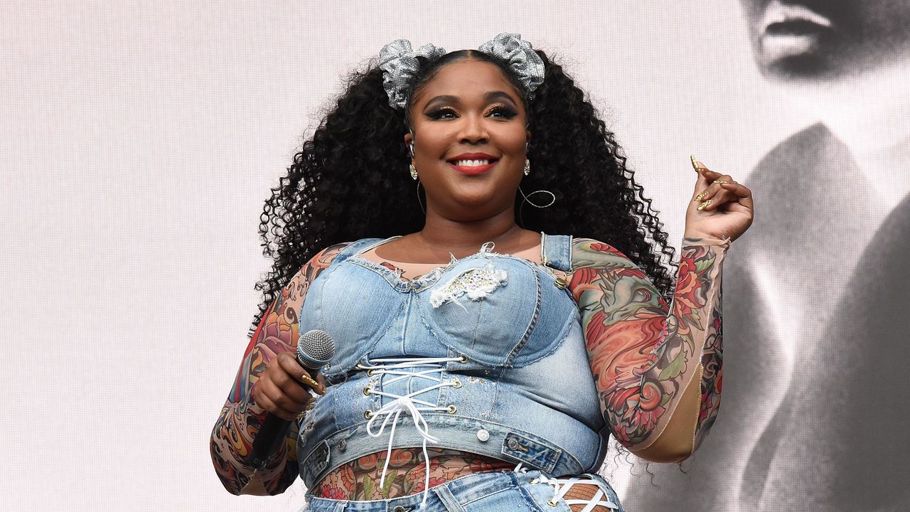 Lizzo Dazzled In A Sheer Dress At Cardi B S Birthday Party Marie Claire