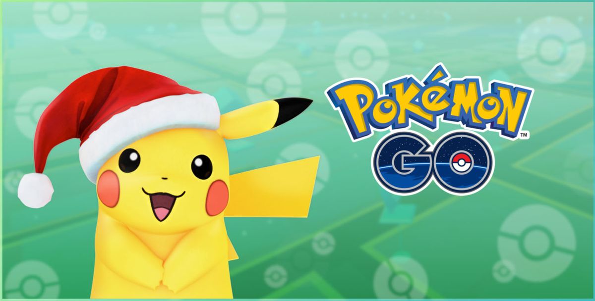 Pokemon Go GEn 2 pokemon AND A PIKACHU IN A CHRISTMAS HAT