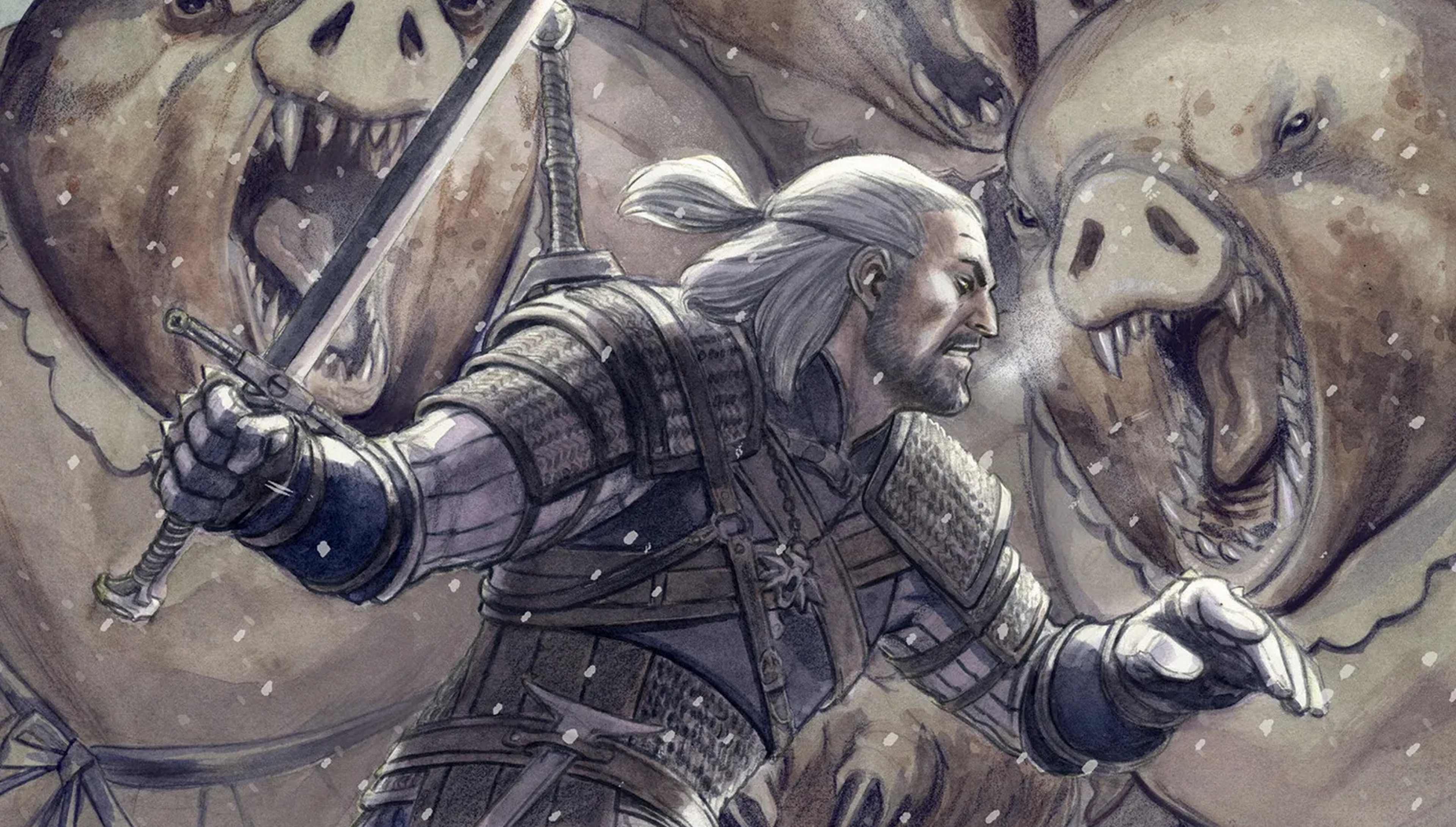 Geralt takes on the Three Little Pigs in a new Witcher comic series