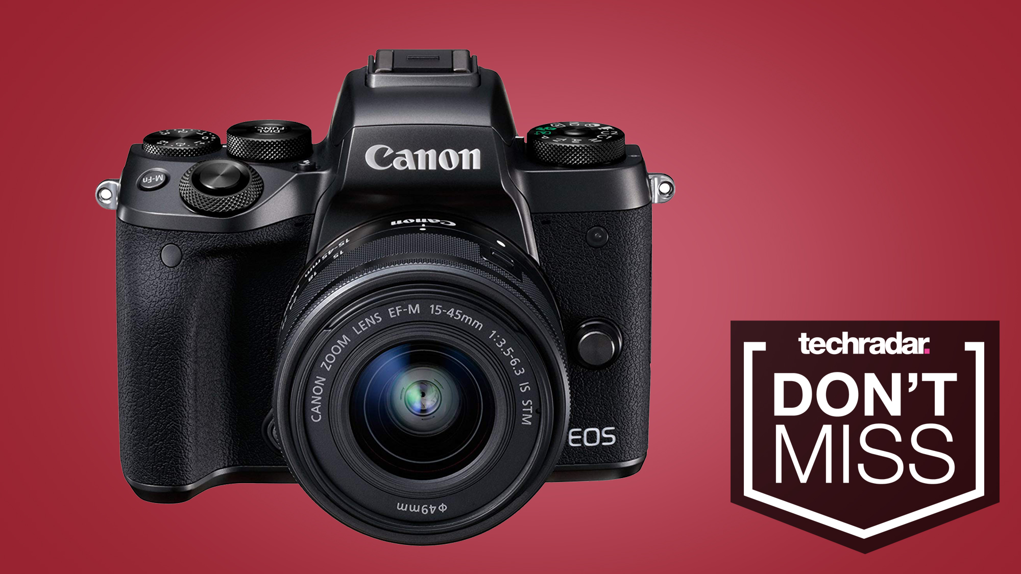 Canon EOS M5 hits lowest ever price in this 40% off deal