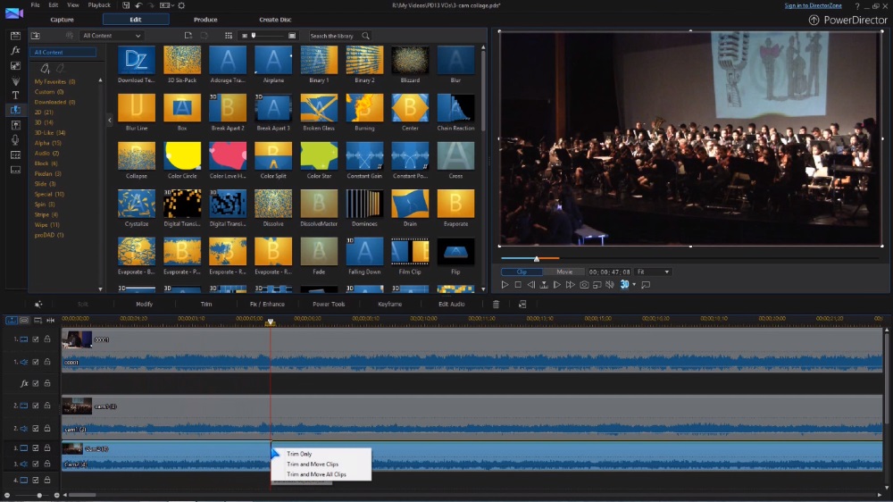 The best video editing software: CyberLink PowerDirector