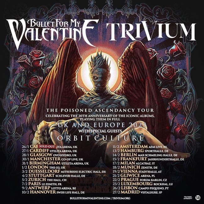 Trivium And Bullet For My Valentine Announce Extra Ascendancy The