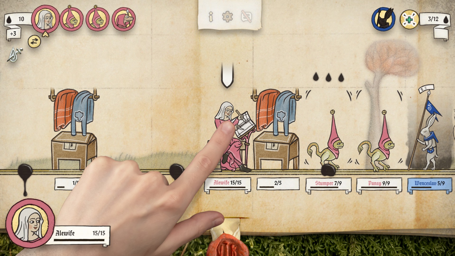  Inkulinati turns farting animals into a cunning little strategy game 
