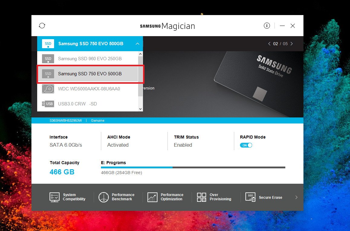 Samsung Magician Windows 10